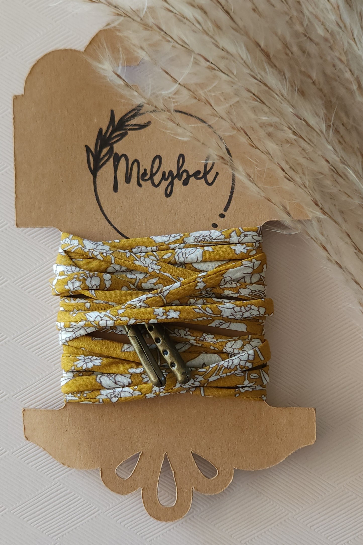 Lacets en cordon Liberty – 5 mm – Faits main