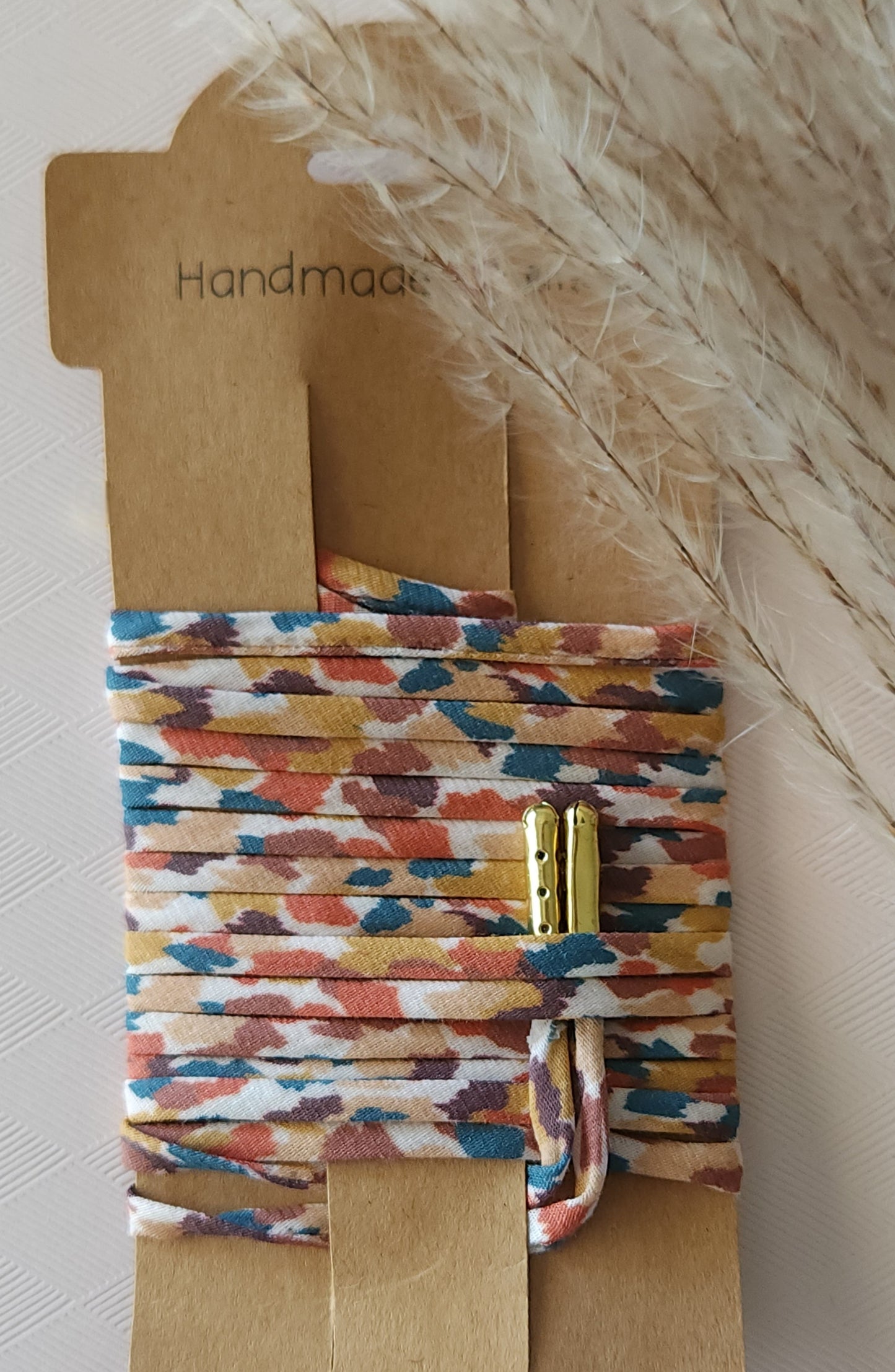 Lacets en cordon Liberty – 5 mm – Faits main