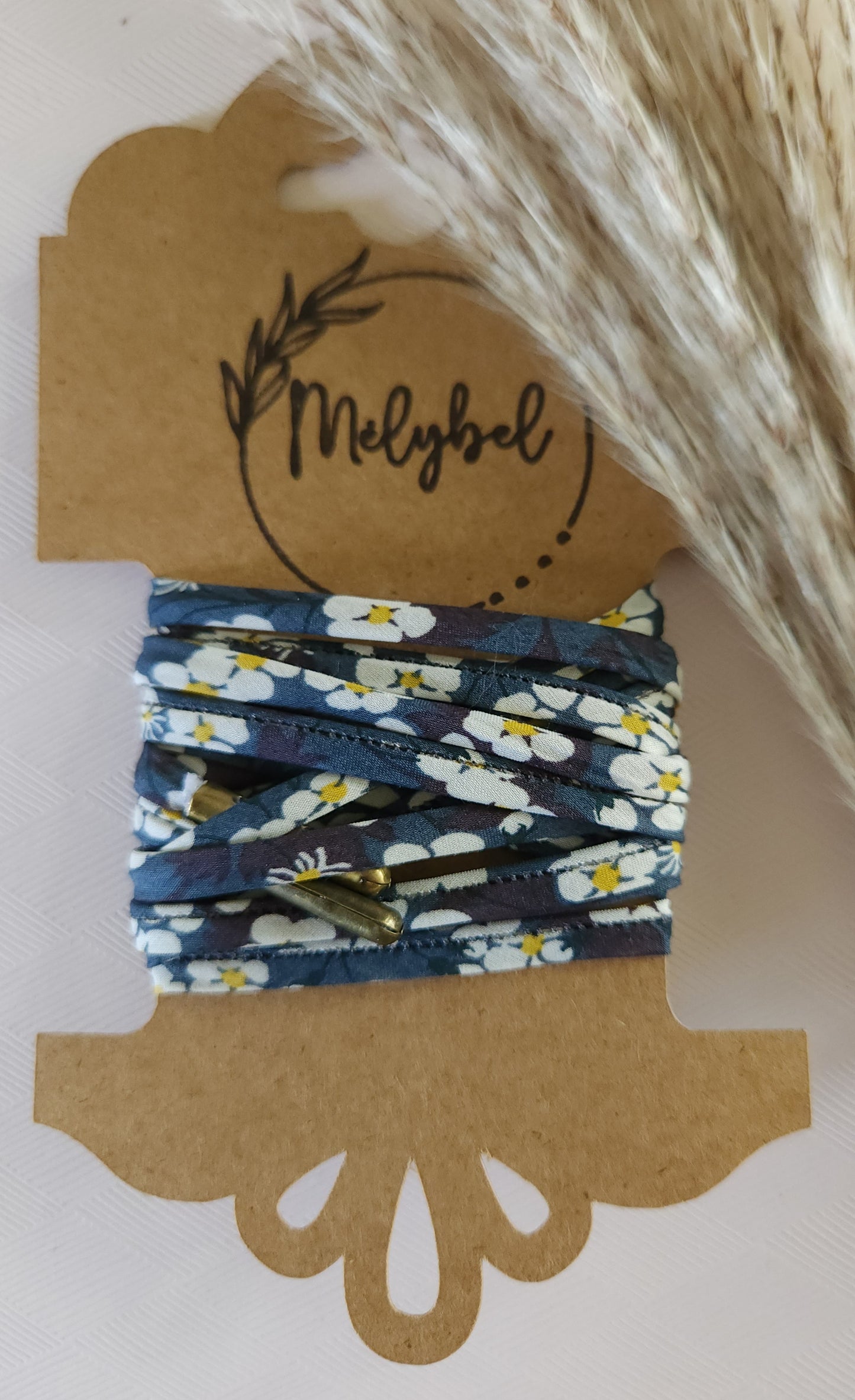 Lacets en cordon Liberty – 5 mm – Faits main