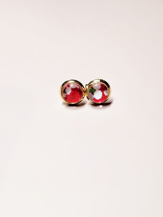 Mini Boucles d'Oreilles Puces Liberty Or 18K Acier Inoxydable 6mm - Bijoux Artisanaux Faits Main - Plusieurs Coloris Disponibles