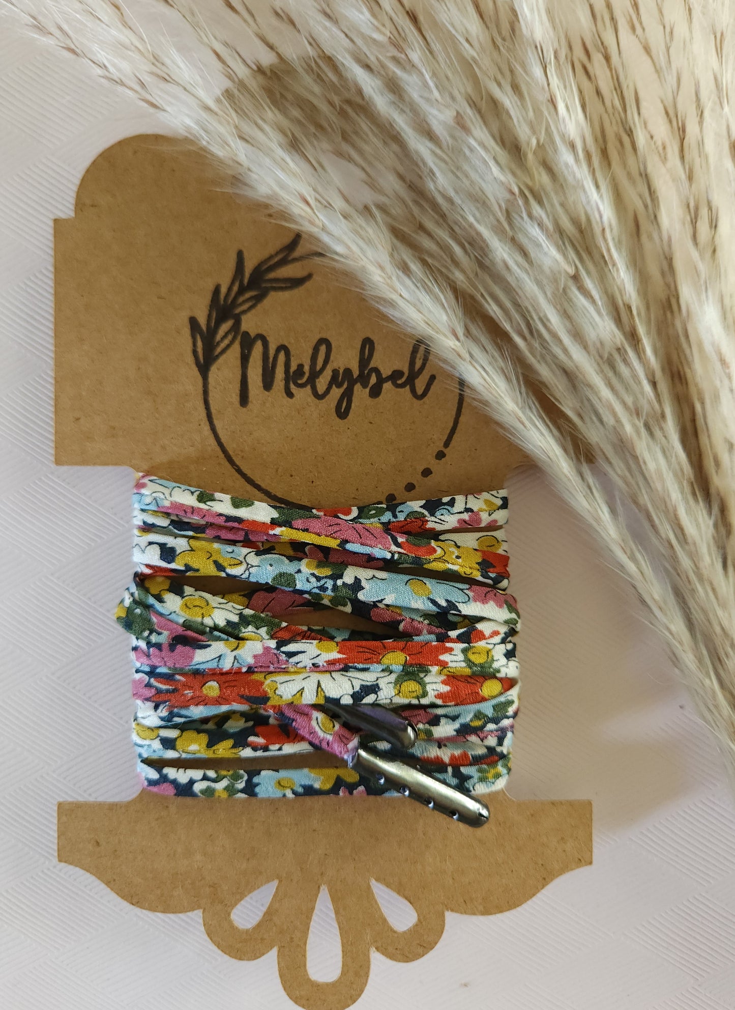 Lacets en cordon Liberty – 5 mm – Faits main