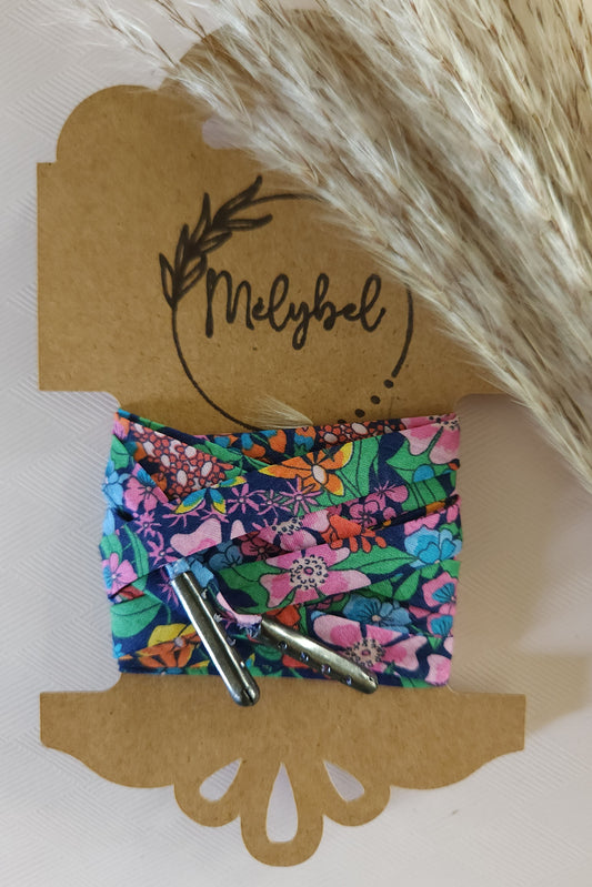 Lacets en tissu Liberty – 10 mm – Faits main