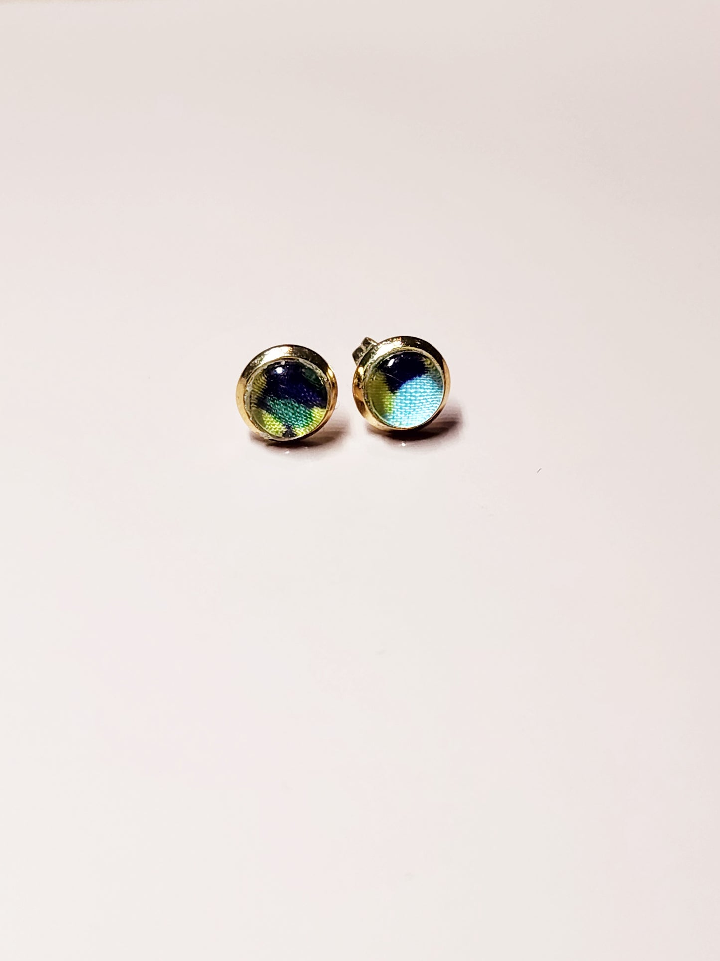 Mini Boucles d'Oreilles Puces Liberty Or 18K Acier Inoxydable 6mm - Bijoux Artisanaux Faits Main - Plusieurs Coloris Disponibles