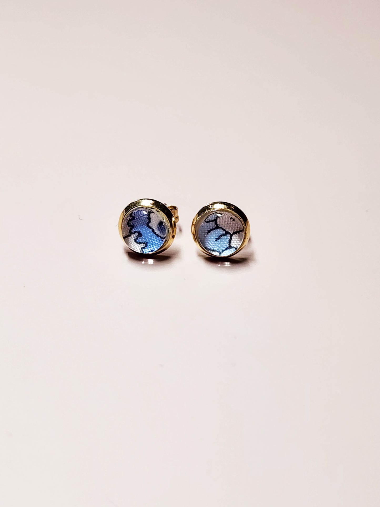 Mini Boucles d'Oreilles Puces Liberty Or 18K Acier Inoxydable 6mm - Bijoux Artisanaux Faits Main - Plusieurs Coloris Disponibles