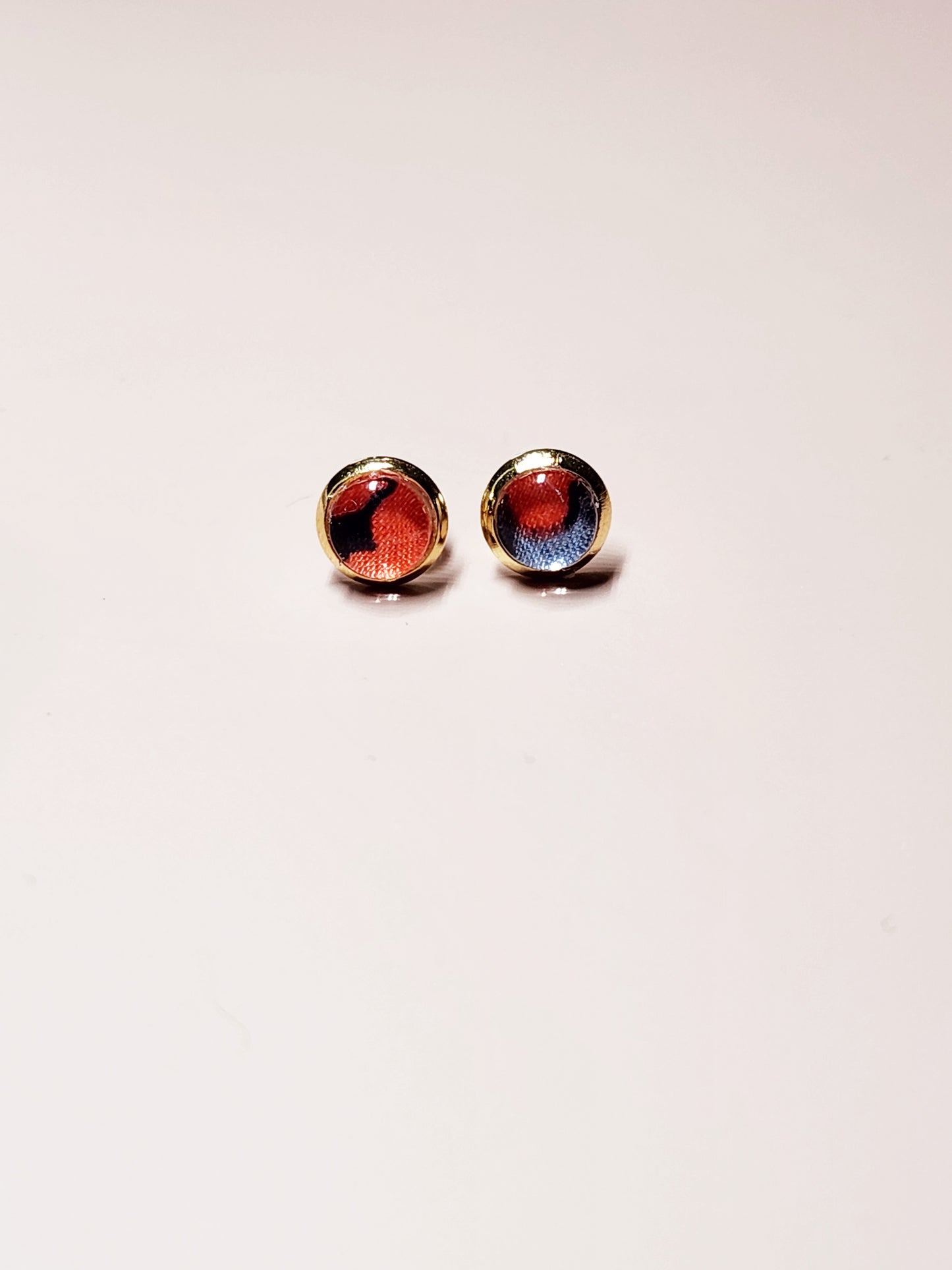 Mini Boucles d'Oreilles Puces Liberty Or 18K Acier Inoxydable 6mm - Bijoux Artisanaux Faits Main - Plusieurs Coloris Disponibles