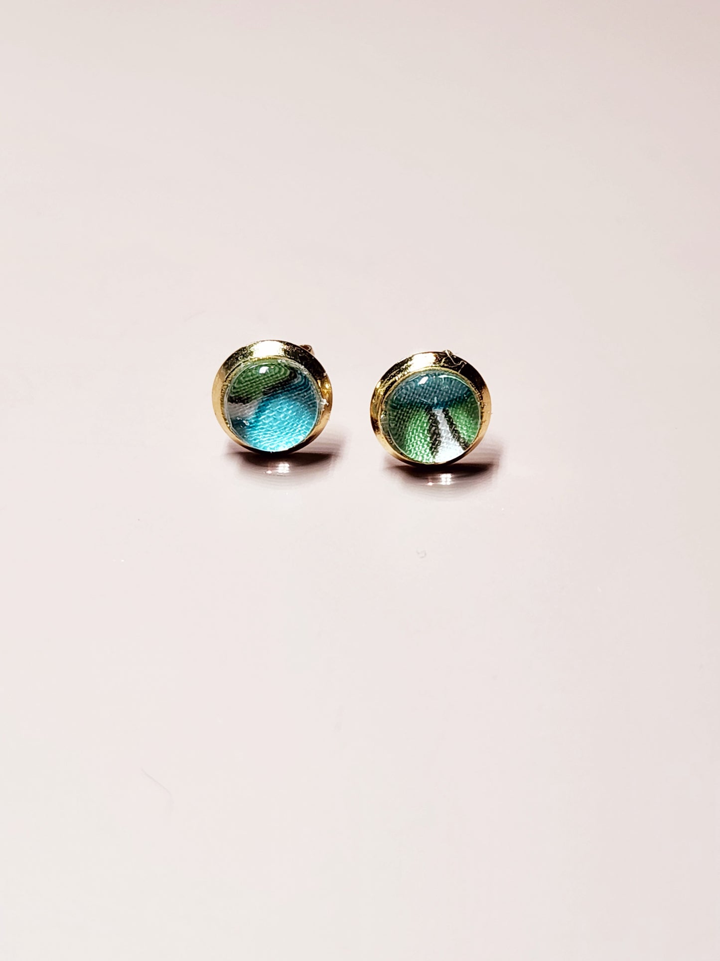 Mini Boucles d'Oreilles Puces Liberty Or 18K Acier Inoxydable 6mm - Bijoux Artisanaux Faits Main - Plusieurs Coloris Disponibles