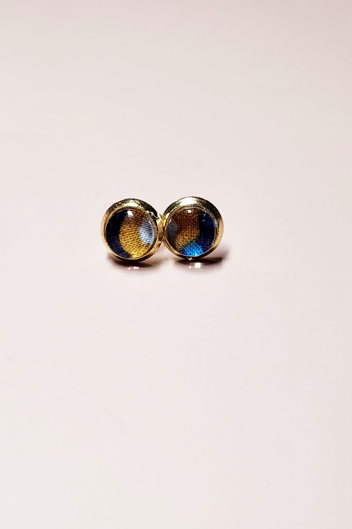 Mini Boucles d'Oreilles Puces Liberty Or 18K Acier Inoxydable 6mm - Bijoux Artisanaux Faits Main - Plusieurs Coloris Disponibles