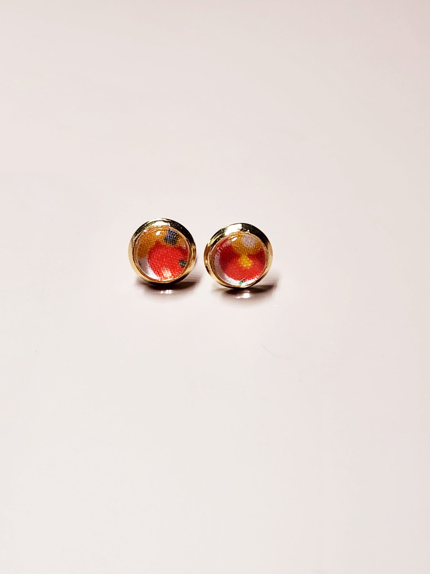 Mini Boucles d'Oreilles Puces Liberty Or 18K Acier Inoxydable 6mm - Bijoux Artisanaux Faits Main - Plusieurs Coloris Disponibles