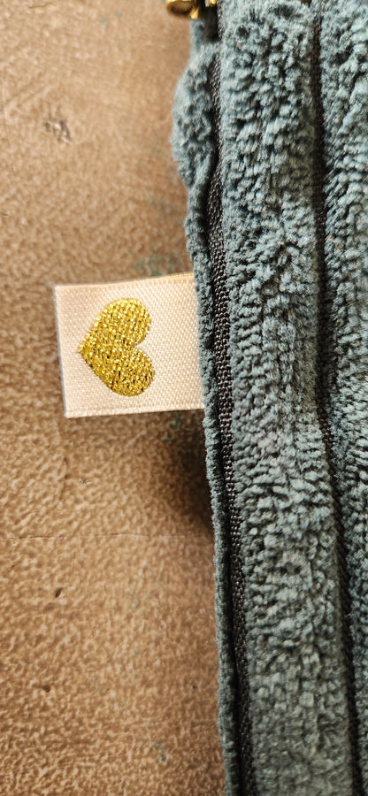 Étui à Lunettes en Velours Côtelé – Fait Main