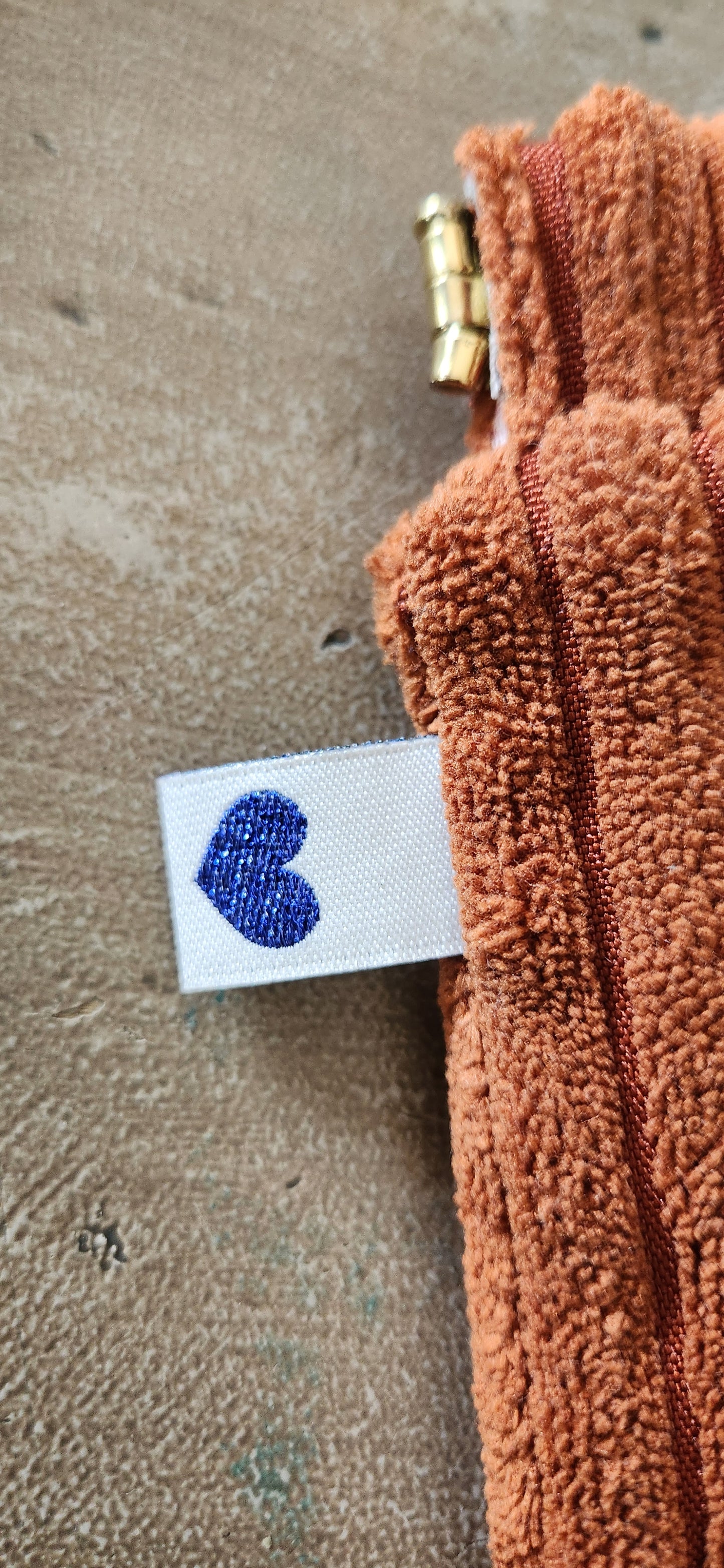 Étui à Lunettes en Velours Côtelé – Fait Main