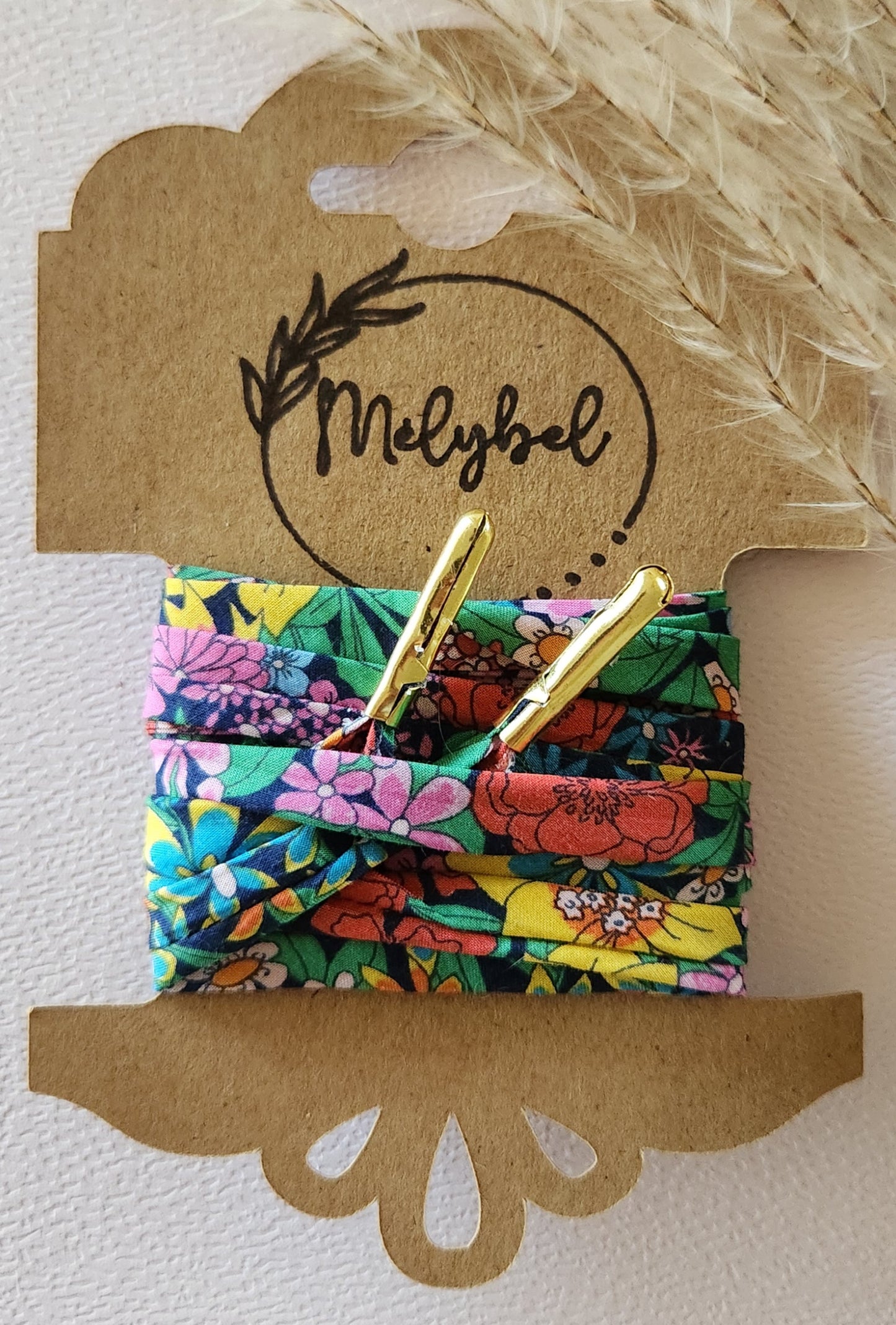 Lacets en tissu Liberty – 10 mm – Faits main