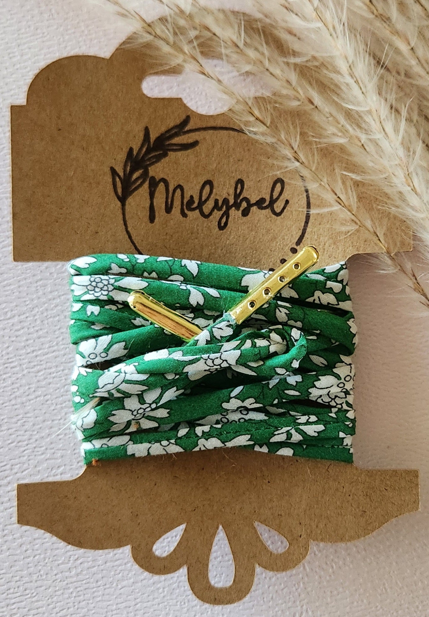 Lacets en cordon Liberty – 5 mm – Faits main