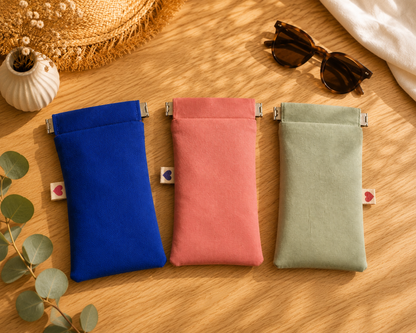 Étui à Lunettes en coton épais – Fait Main