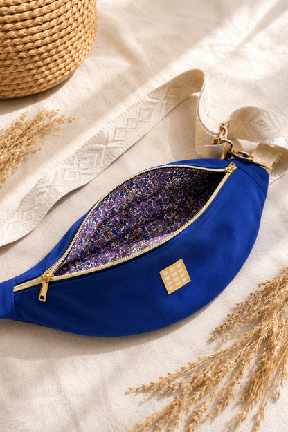 Sac banane en coton épais – cousu main